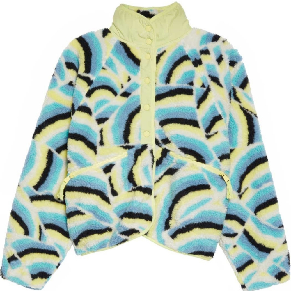 FREE PEOPLE MOVEMENT Rocky Ridge Sherpa Bomber Jacket - Picture 3 of 10